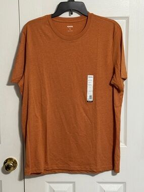 Sonoma Men's Crew Neck T-Shirt in Rust Orange
